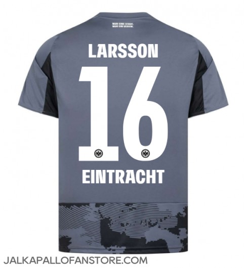 Eintracht Frankfurt Hugo Larsson #16 Kolmaspaita 2025-26 Lyhythihainen Eintracht Frankfurt Hugo Larsson #16 Kolmaspaita 2025-26 Lyhythihainen